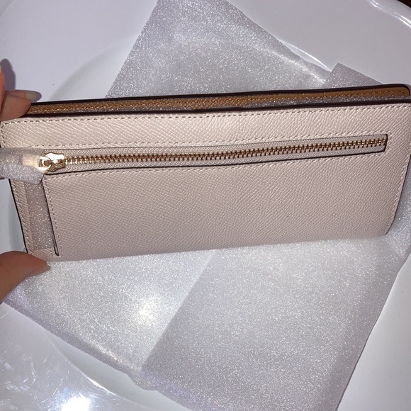 Coach Snap CrossgraIn Leather Slim Wallet - Picture 5 of 8